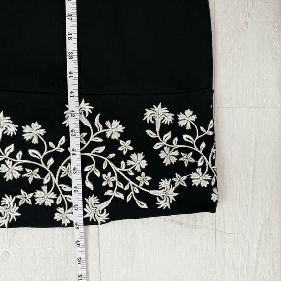 J.Jill x Christian Siriano Midi Dress 3X Embroidered Ponte Knit Preppy Feminine - Picture 14 of 16